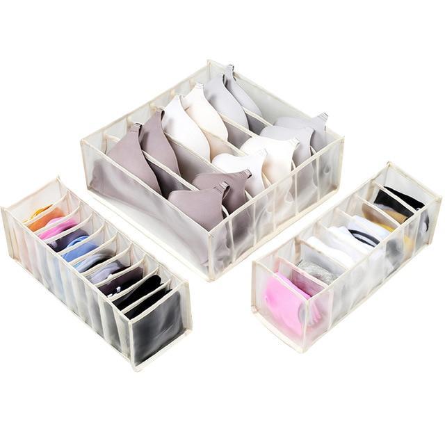 HomeBound Essentials Creamy White Drawganizer - Undergarment Storage Organizer