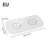 HomeBound Essentials EU White Electric Fast Heating Food Dinner Tray