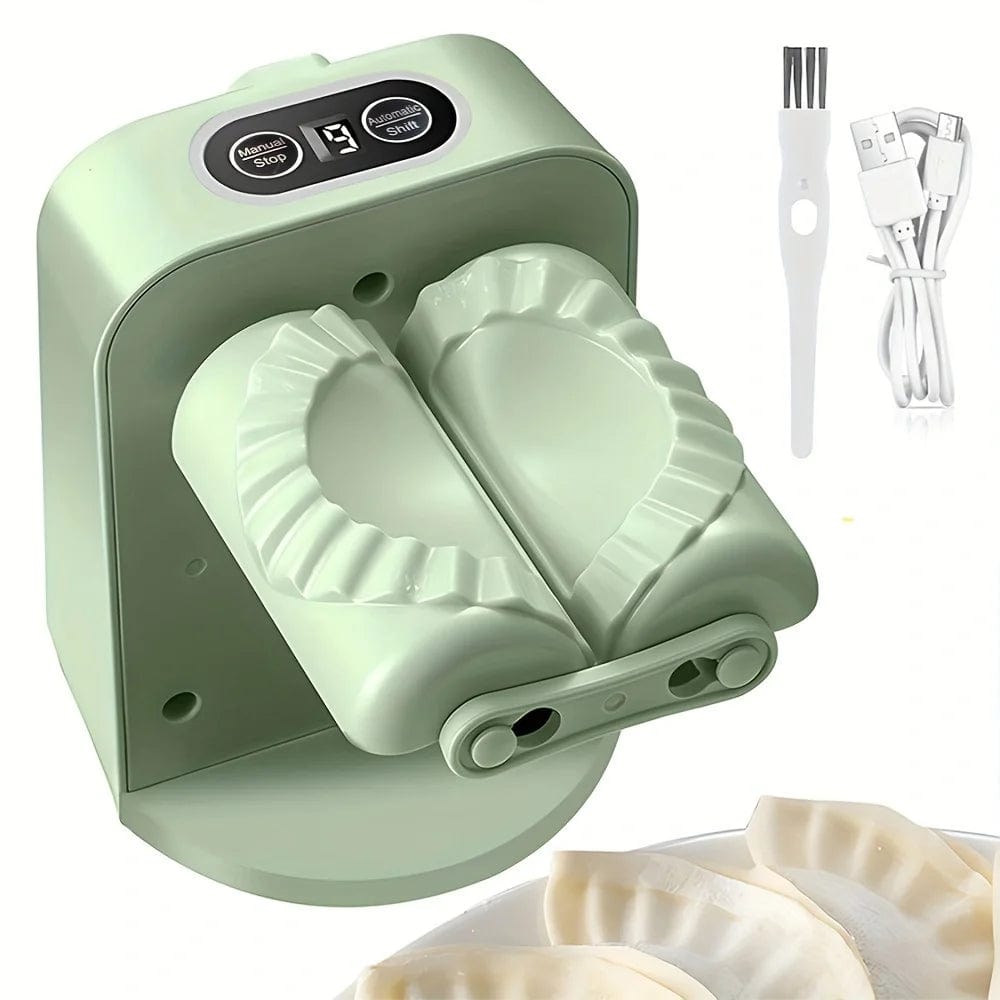 HomeBound Essentials green Electric Pressing Automatic Ravioli Dumpling Maker Machine