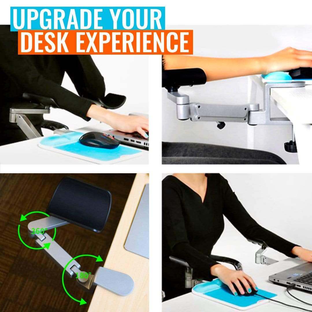 HomeBound Essentials ErgoRest - Ergonomic Rotating Forearm Desk Support