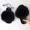 HomeBound Essentials Smart Black / 5 FabFlurry - Ladies Luxury Fluffy Slides