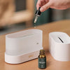 HomeBound Essentials FlameScent - Flaming Effect Humidifier & Ultrasonic Cool Mist Aroma Diffuser