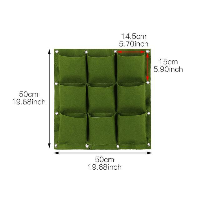 HomeBound Essentials GreenPockets - Vertical Garden Grow Bags