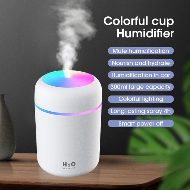 HomeBound Essentials White Home LED Humidifier