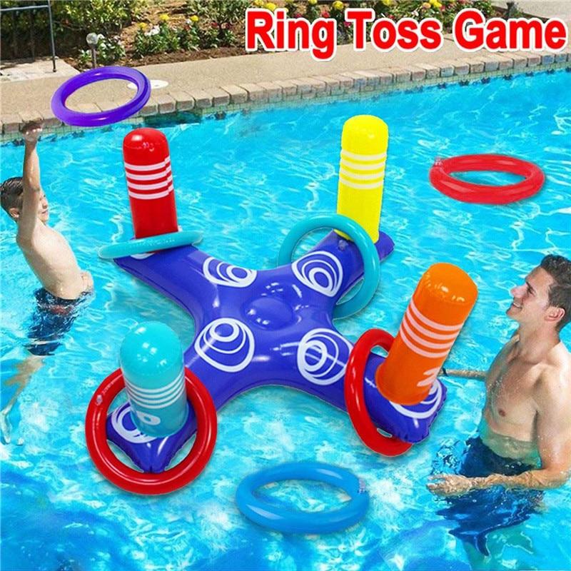 HomeBound Essentials Inflatable Ring Toss Pool Game