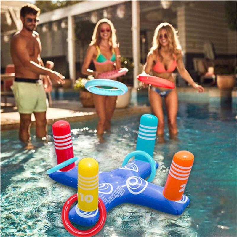 HomeBound Essentials Inflatable Ring Toss Pool Game