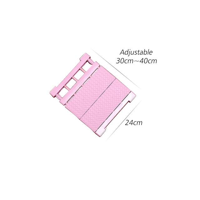 HomeBound Essentials Pink / Small InstantShelf - Adjustable Space Saving Instant Storage Rack