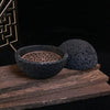 HomeBound Essentials Japanese Style Planet Volcanic Stone Artistic Conception Dish Sushi Ice Plate