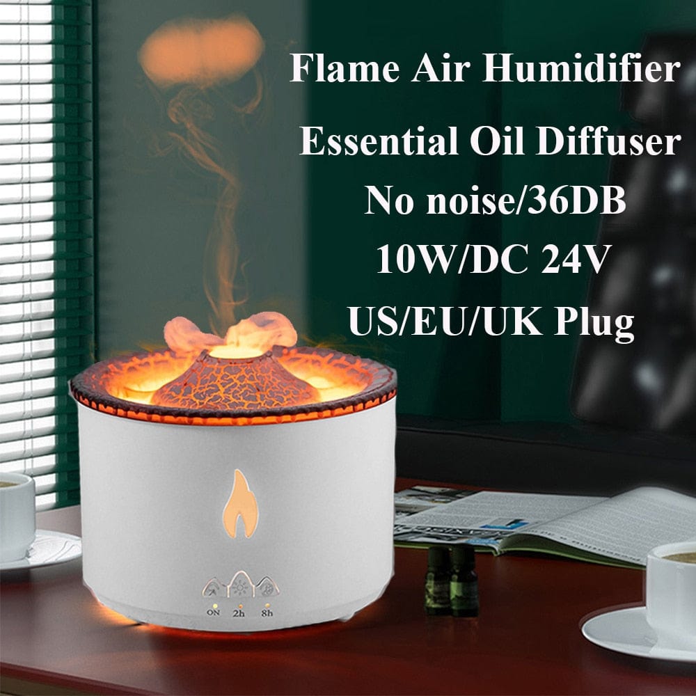 HomeBound Essentials Jellyfish Flame Air Essential Oil Diffuser Humidifier