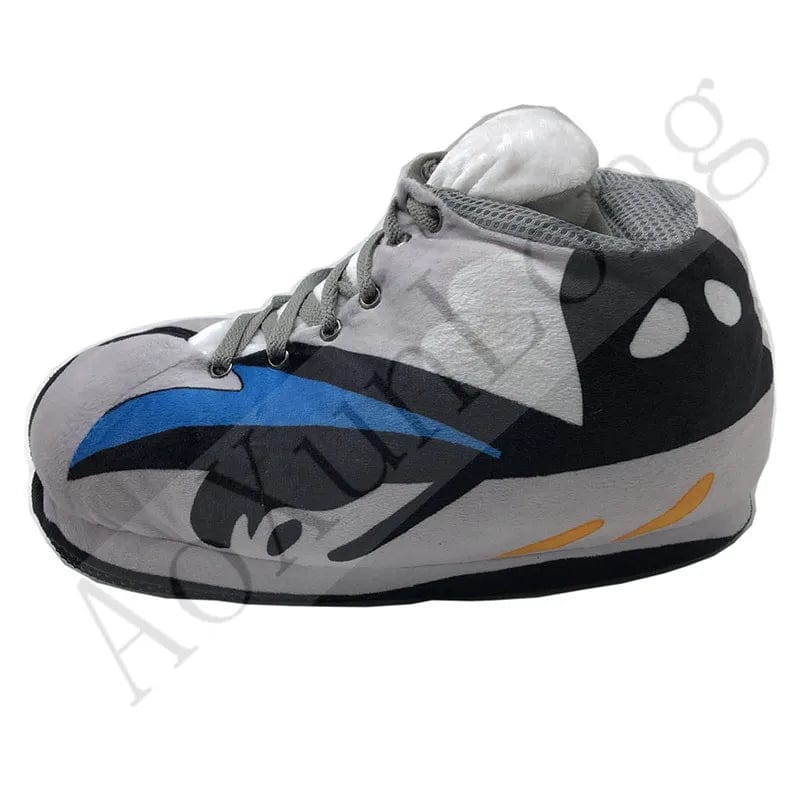 HomeBound Essentials Blue Gray d / 7(36-44 One Size) Jordan Max Air Retro Sneaker Slipper Shoes