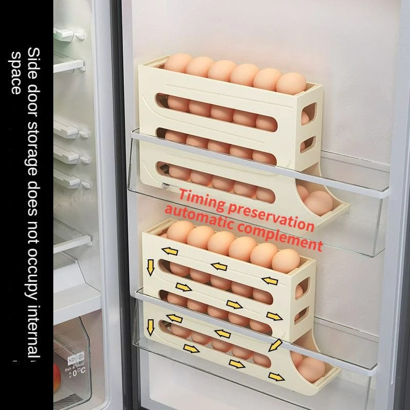 HomeBound Essentials Large Capacity Refrigerator Egg Storage Box