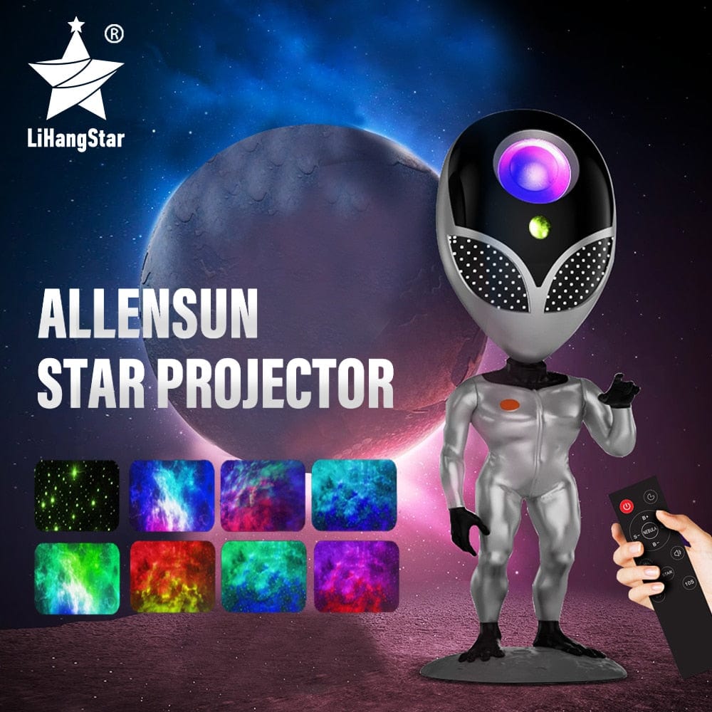 HomeBound Essentials LED Star Nebula Interactive Voice Controlled Projection Lamp