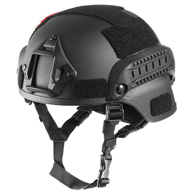 HomeBound Essentials Black Lightweight Tactical Helmet Gear