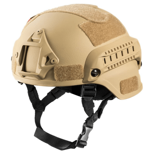 HomeBound Essentials Sand Lightweight Tactical Helmet Gear