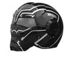 HomeBound Essentials Black Panther / M Limited Edition Retro Marvel Iron Man Motorcycle Helmet