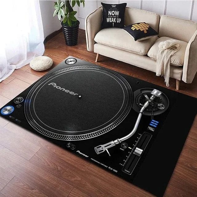 HomeBound Essentials 4 / 120x160cm Living Room Large Vinyl Player Non-Slip Rug Carpet