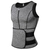 HomeBound Essentials Gray / S Men Adjustable Waist Trainer Vest Workout Body Shaper