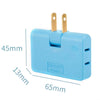 HomeBound Essentials MultiPlug - 3 in 1 Rotatable Socket Converter