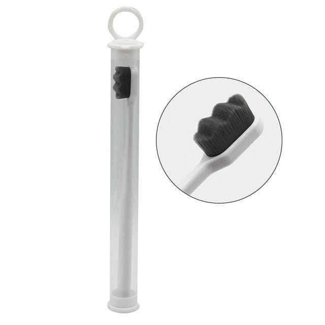 HomeBound Essentials Home Grey - Wavy NanoClean Toothbrush - Ultra-fine Super Soft Nano Toothbrush