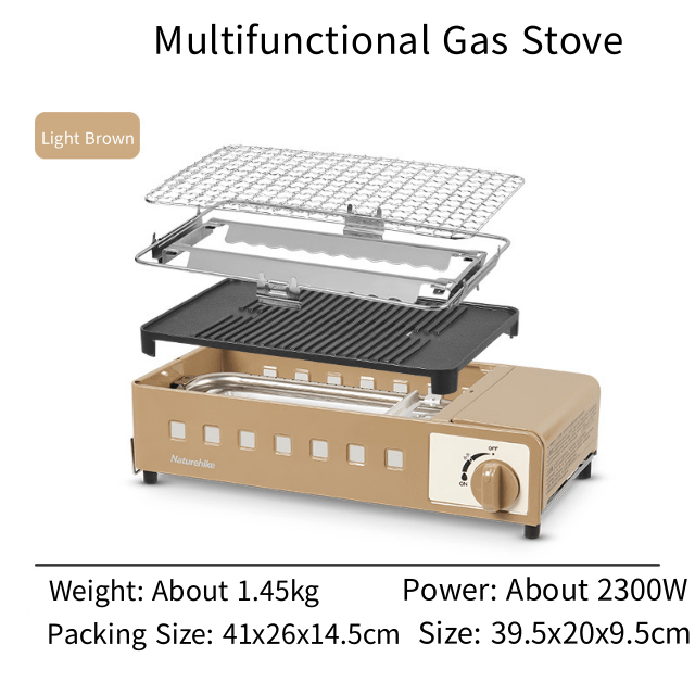 HomeBound Essentials Naturehike Ultralight All-In-One Outdoor Portable Gas Stove