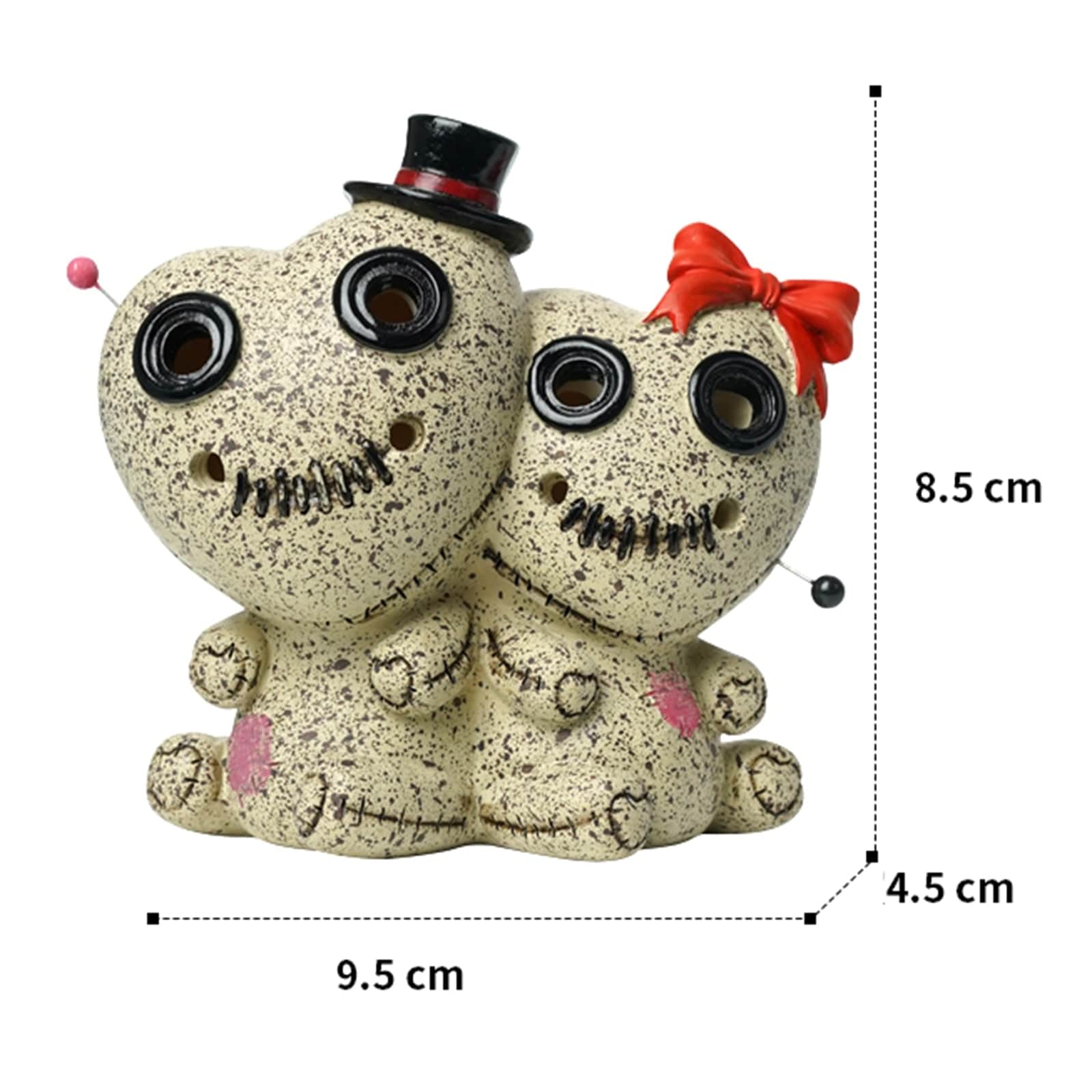 HomeBound Essentials Beige C Novelty Voodoo - Incense Burner Voodoo Doll