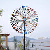 HomeBound Essentials Seven Colors 190cm Outdoor Windmill Decor - Solar Lights Garden Art Spinner Weather Vane Ornament