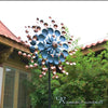 HomeBound Essentials starlight 215cm Outdoor Windmill Decor - Solar Lights Garden Art Spinner Weather Vane Ornament