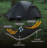 HomeBound Essentials PACOONE - Premium Ultralight 20D Nylon Camping Tent