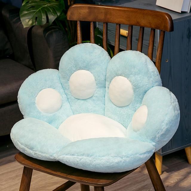 HomeBound Essentials 80cm / blue Pawfect Cushion - Paw Shaped Pillow Seat Cushion