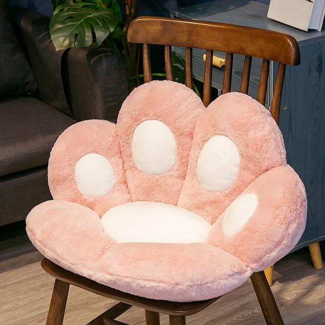 HomeBound Essentials 80cm / pink Pawfect Cushion - Paw Shaped Pillow Seat Cushion