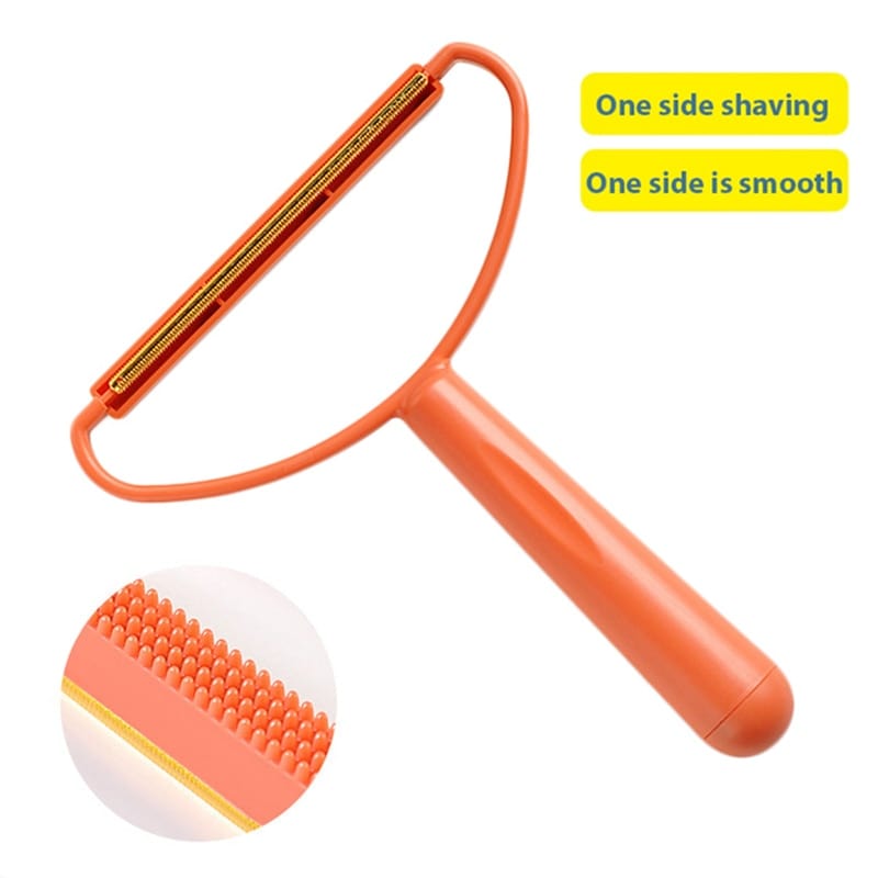 HomeBound Essentials Orange Portable Hair/Wool Removal Brush Tool