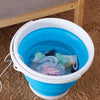 HomeBound Essentials Portable Mini Ultrasonic Folding Bucket Washing Machine