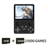 HomeBound Essentials Black 144GB POWKIDDY Handheld RGB20S 3.5-Inch 4:3 IPS Screen Retro Game Console