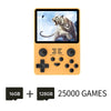 HomeBound Essentials Orange 144GB POWKIDDY Handheld RGB20S 3.5-Inch 4:3 IPS Screen Retro Game Console