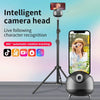 HomeBound Essentials Q8 Auto Face Tracking Gimbal Stabilizer - 360° Rotation Phone Holder for Vlog & Live Streaming