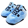 HomeBound Essentials Sky Blue / 6 (28-31 cm in length) Retro Jordan Plush House Sneaker Slippers