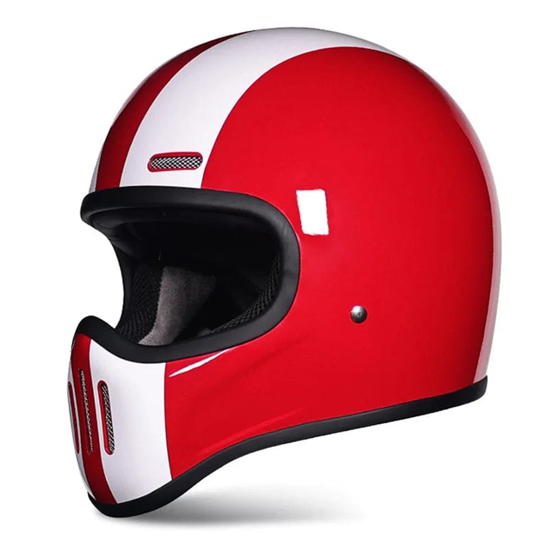 HomeBound Essentials TYPE B / CHINA / XL RetroRide Darth Vader: Lightweight Fiberglass Full Face Motorcycle Helmet (DOT Approved)