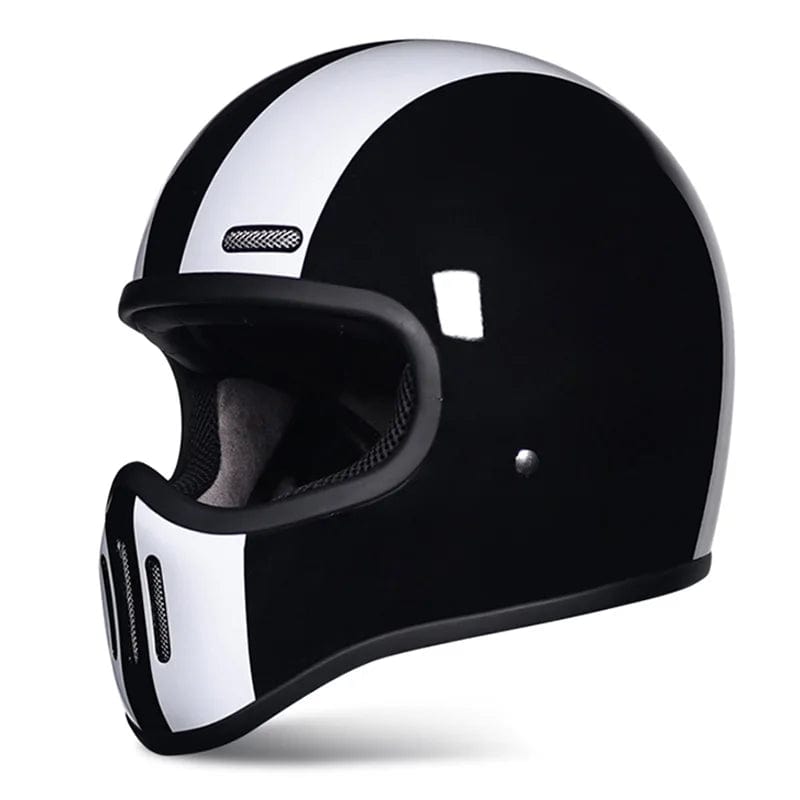 HomeBound Essentials TYPE C / CHINA / L RetroRide Darth Vader: Lightweight Fiberglass Full Face Motorcycle Helmet (DOT Approved)