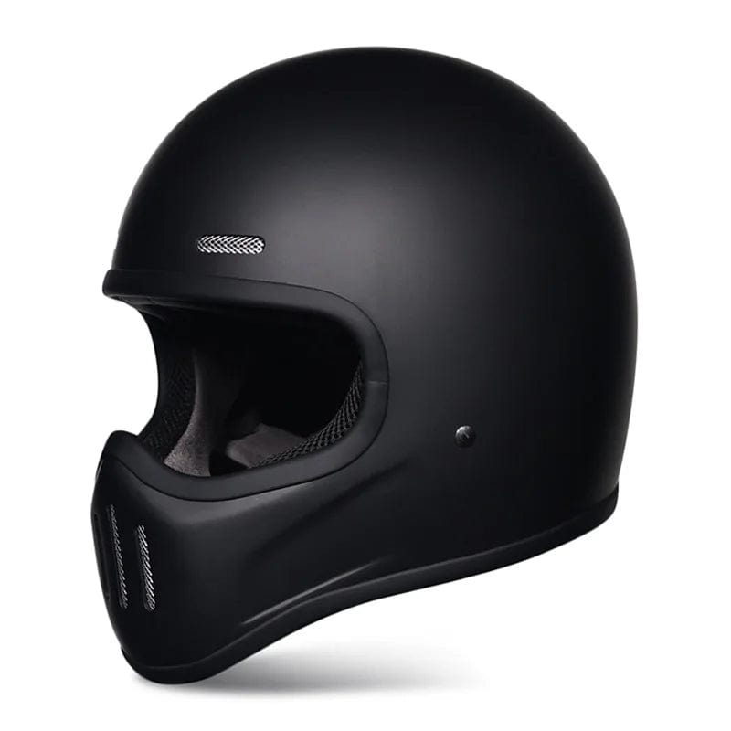 HomeBound Essentials TYPE D / CHINA / XL RetroRide Darth Vader: Lightweight Fiberglass Full Face Motorcycle Helmet (DOT Approved)
