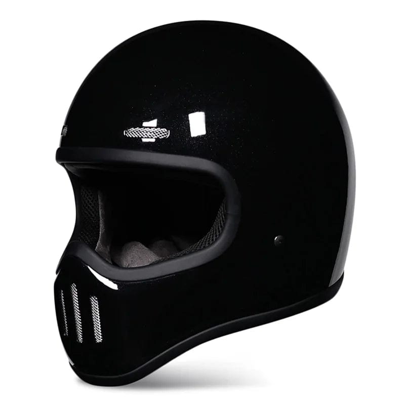 HomeBound Essentials TYPE F / CHINA / XL RetroRide Darth Vader: Lightweight Fiberglass Full Face Motorcycle Helmet (DOT Approved)