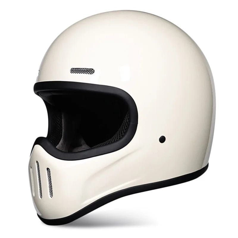 HomeBound Essentials TYPE G / CHINA / L RetroRide Darth Vader: Lightweight Fiberglass Full Face Motorcycle Helmet (DOT Approved)