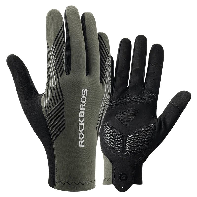 HomeBound Essentials S310 / XXL / Russian Federation ROCKBROS Summer Cycling Gloves - Breathable MTB Road Bike Non-Slip Full Finger Gloves