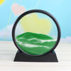 HomeBound Essentials Green / 7 inch SandPic - Rainbow Vision Sand Art Round Display