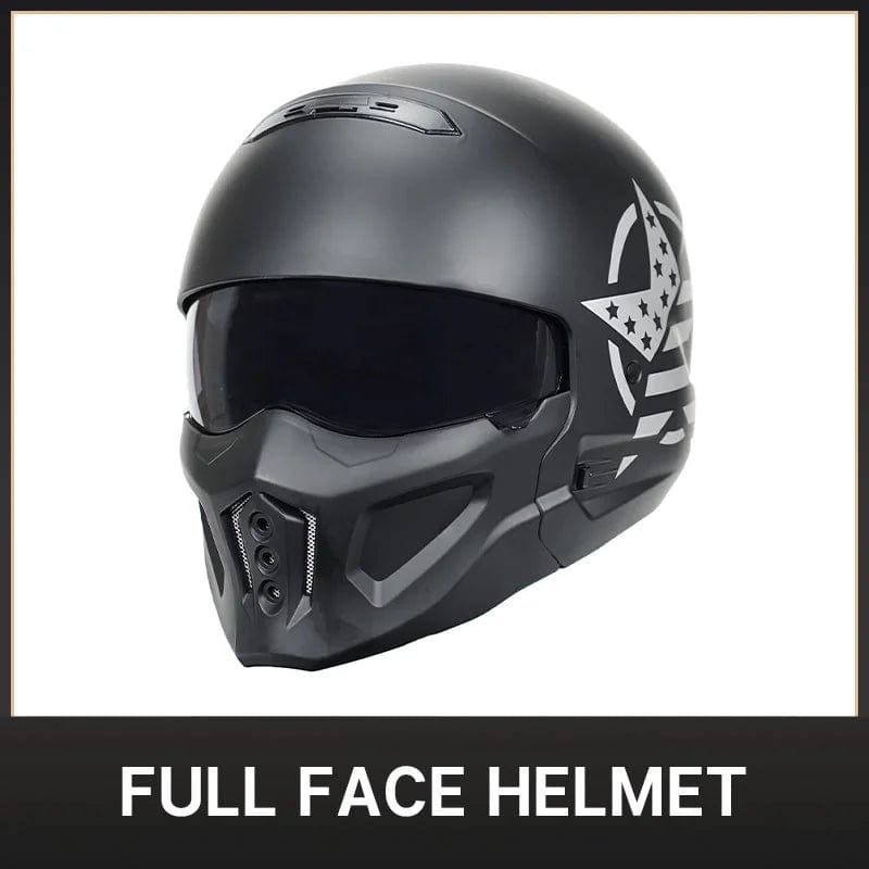 HomeBound Essentials Scorpion Full Face Casco Para Moto - Popular ABS Shell Helmet with Built-in Lens & Flip-up Design
