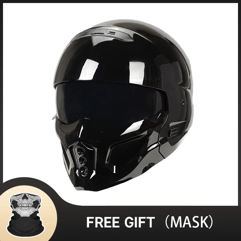 HomeBound Essentials Bright Black / CHINA / XXXL Scorpion Full Face Casco Para Moto - Popular ABS Shell Helmet with Built-in Lens & Flip-up Design