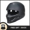 HomeBound Essentials Matt Black A / CHINA / XL Scorpion Full Face Casco Para Moto - Popular ABS Shell Helmet with Built-in Lens & Flip-up Design