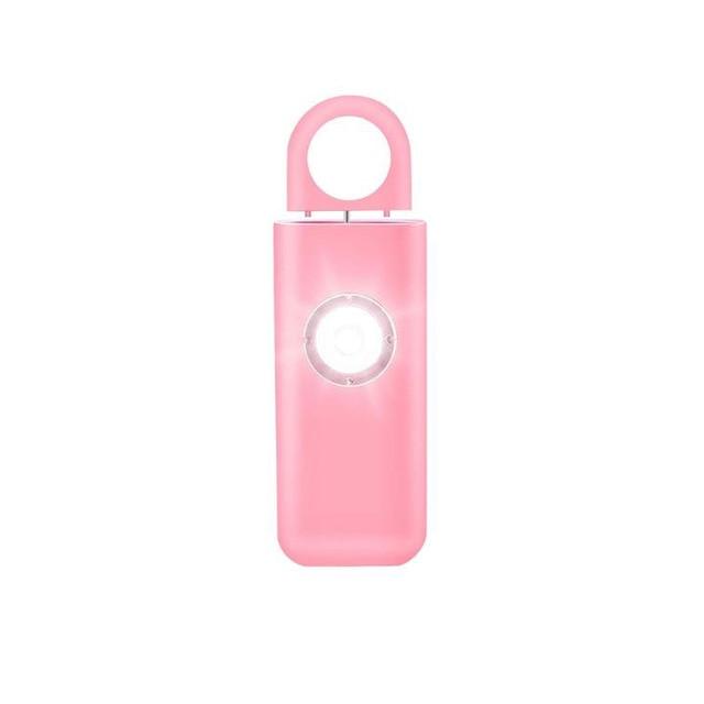 HomeBound Essentials Pink Self Defense Siren - Safety Alarm for Women Keychain with SOS LED Light