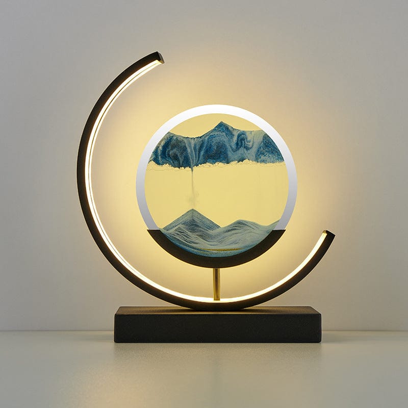 HomeBound Essentials L Shifting Sands - Moving Sand Art Motion Ornamental Display Lamp