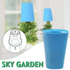 HomeBound Essentials Blue Sky Garden - Upside-Down Plant Flower Pot Hanging Planter