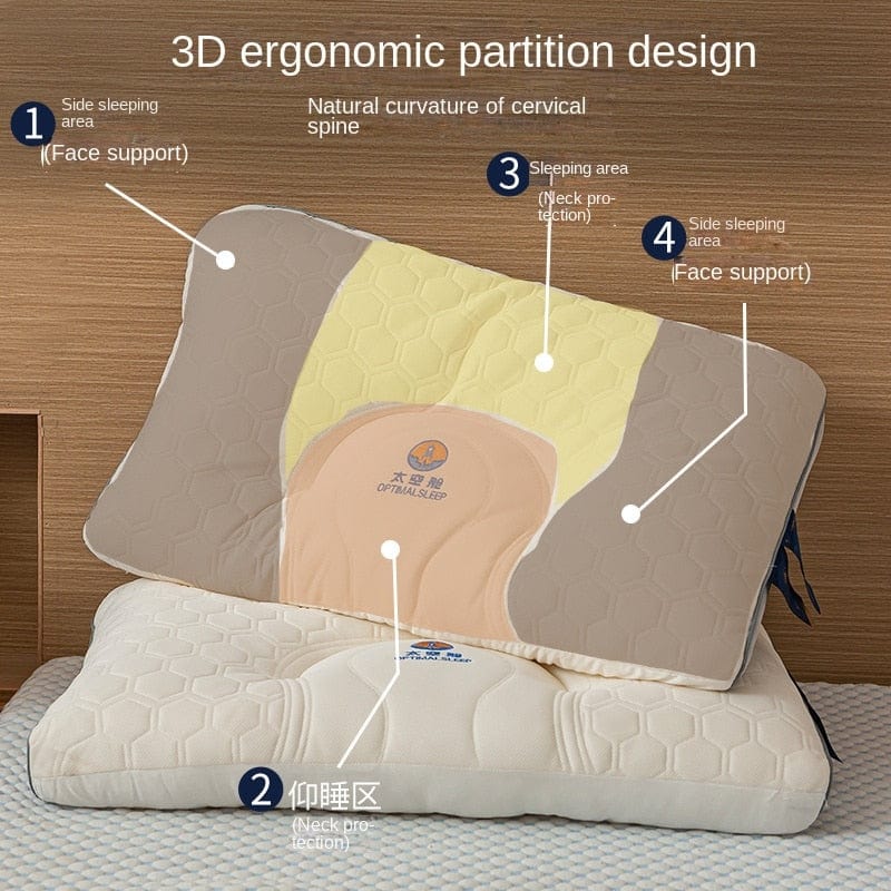 HomeBound Essentials SleepAid- Latex Cervical Spine Pillow